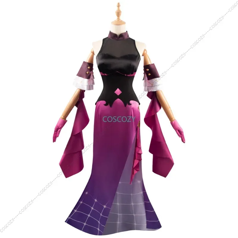 Сиси 2233Game Honkai Star Rail Concert Косплей Костюм Парик Комплект Игра Новый Наряд Кафка Длинное Платье Конвенция Комикс C