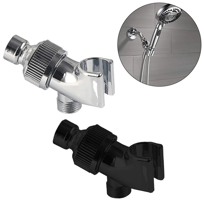 Adjustable American Shower Arm Mounted Bracket Shower Head Holder Shower Diverter Valves Tap Adapter For Bathroom Accessories