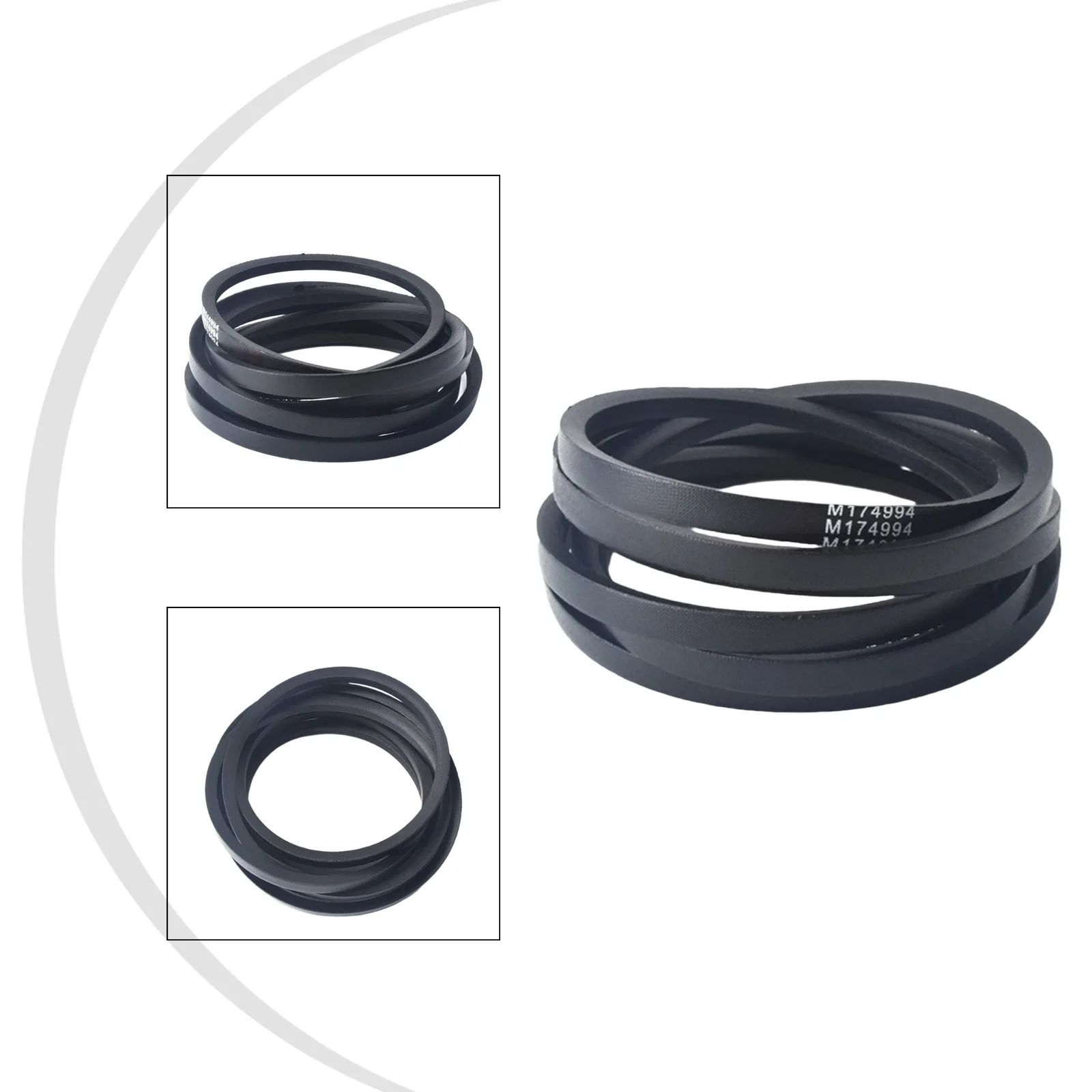 M174994 Lawn Mower Belt 42 Inch For X330 X350 X354 X370 Replacement High Wear Resistant Rubber Cotton Fabric Drive Belt