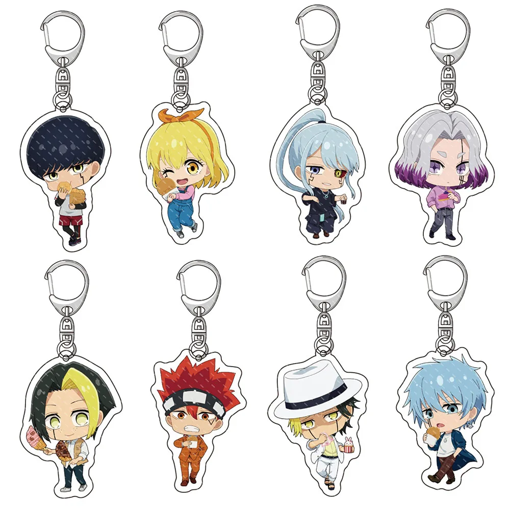 Anime Mashle Magic And Muscles Acrylic Keyring Figure Cosplay Model Backpack Pendant Accessories Keychain Fan Collection Gifts