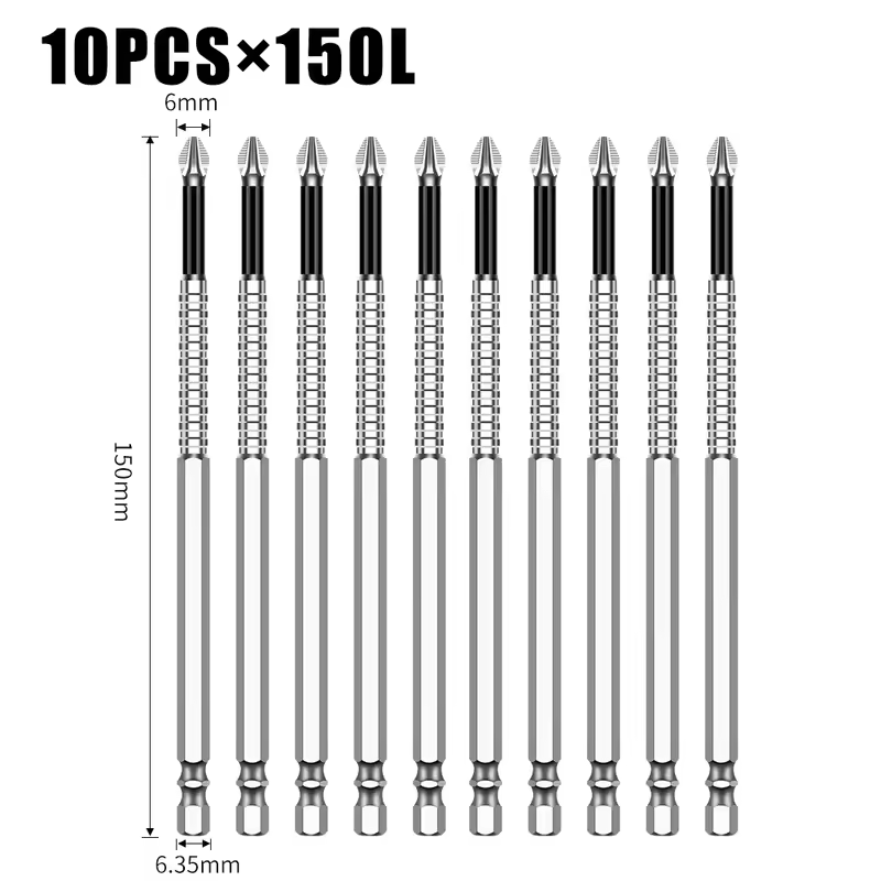 K5 Non-slip High Hardness Bit S2 Strong Magnetic 5A Black Non-slip Cross Head Electric Drill Electric Screwdriver Bit - Image 43