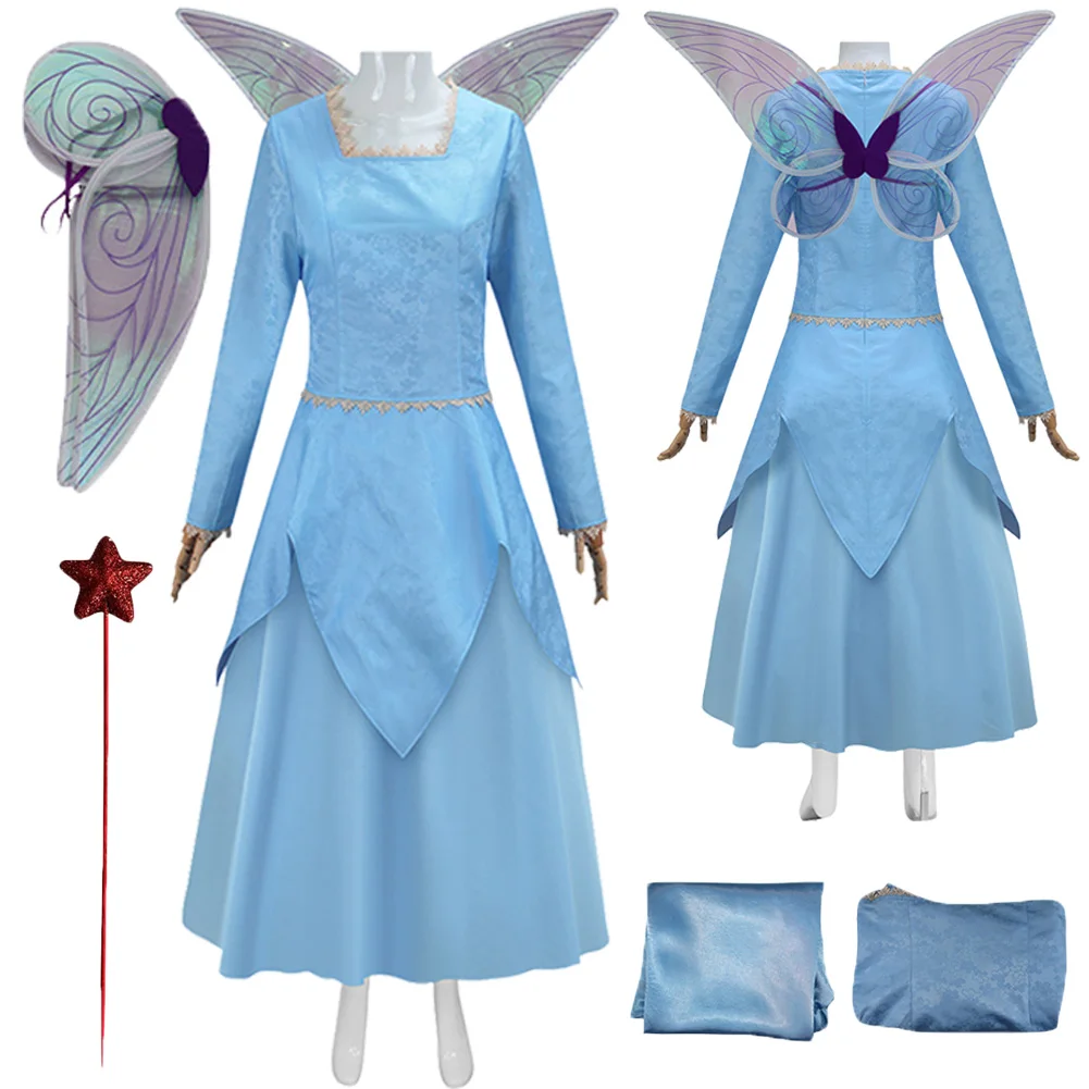 

Cartoon Monster Cosplay Fairy God Mother Dresses Clothing Costume Suits Outfits Halloween Carnival Female Adult Party Roleplay