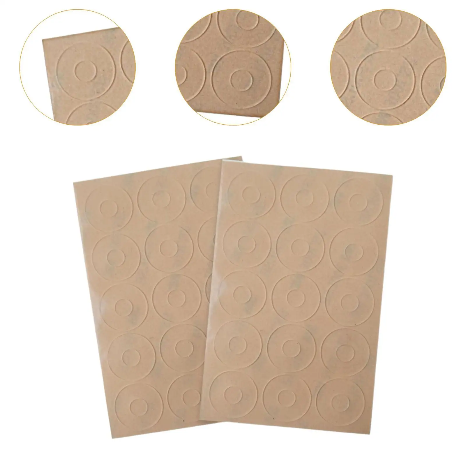 60Pcs Patchwork Rulers Nonslip Pad Ruler Grip Stickers Portable Transparent