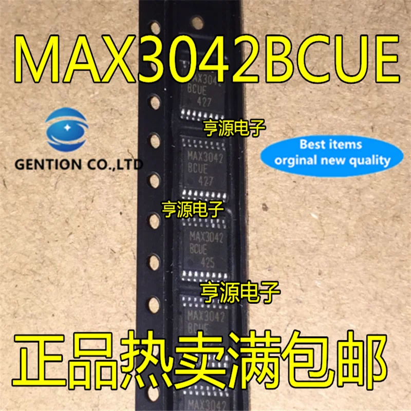 10Pcs   MAX3042 MAX3042BCUE MAX3042BEUE TSSOP16 Original driver patch  in stock  100% new and original