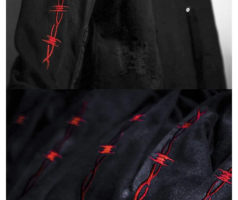 Gym Mens Denim Jacket Fashion Motorcycle Jeans Jackets Men Causal Cotton Black Sports Sweatshirt Fitness Man Outerwear Coat 14 S3fefb90819d04386b4e938c5de46ce21o