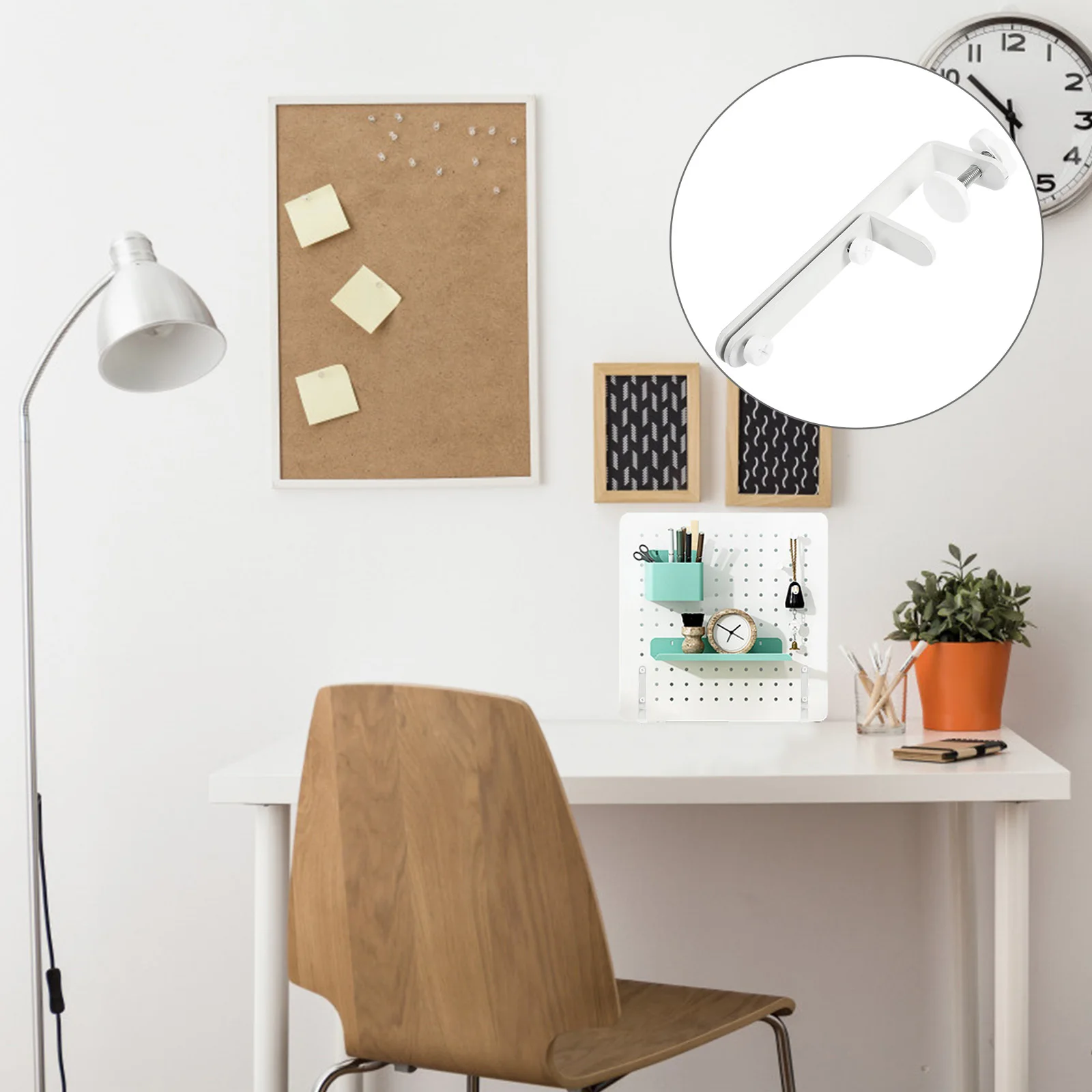 

Metal Painted Bracket Hole Board Racks Heavy Duty Iron Fixing Stands for Home Wall Mounted Tool Holder Shelf Storage System