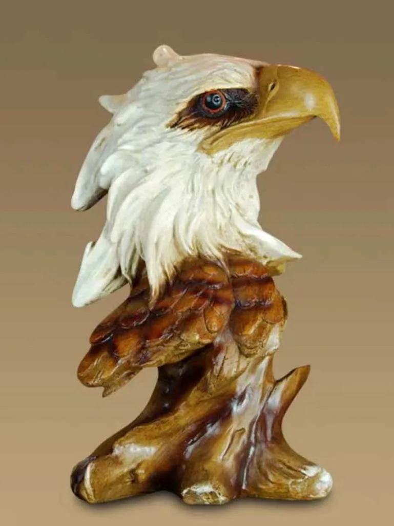27CM large TOP COOL Business ART HOME OFFICE ROOM CLUB BAR decorative art Middle East Arabic Eagle Ornament art statue