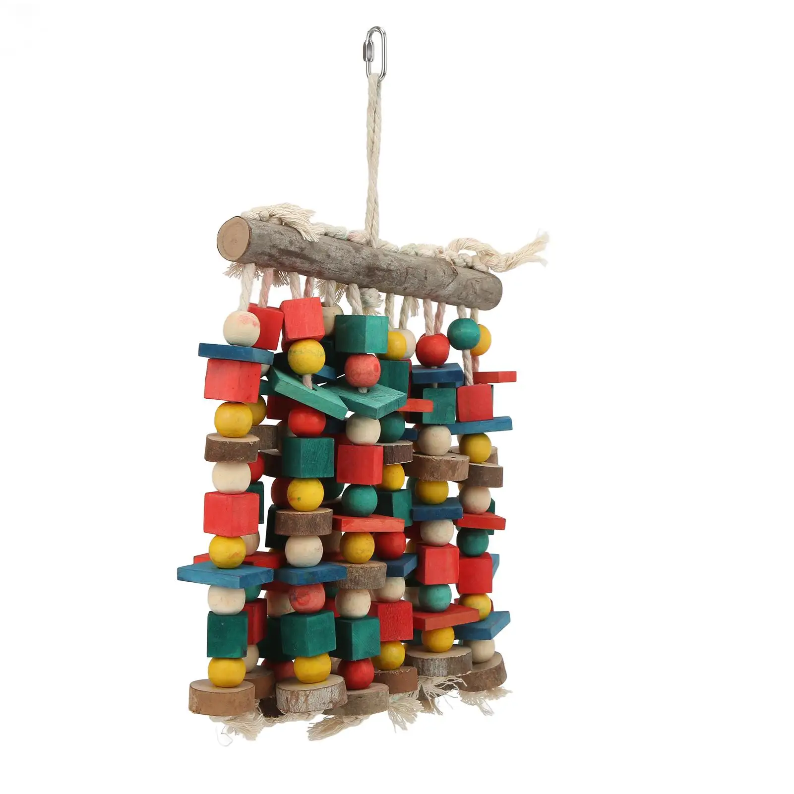 for african Bird Cage Chewing Toy with Colorful Bite Toys