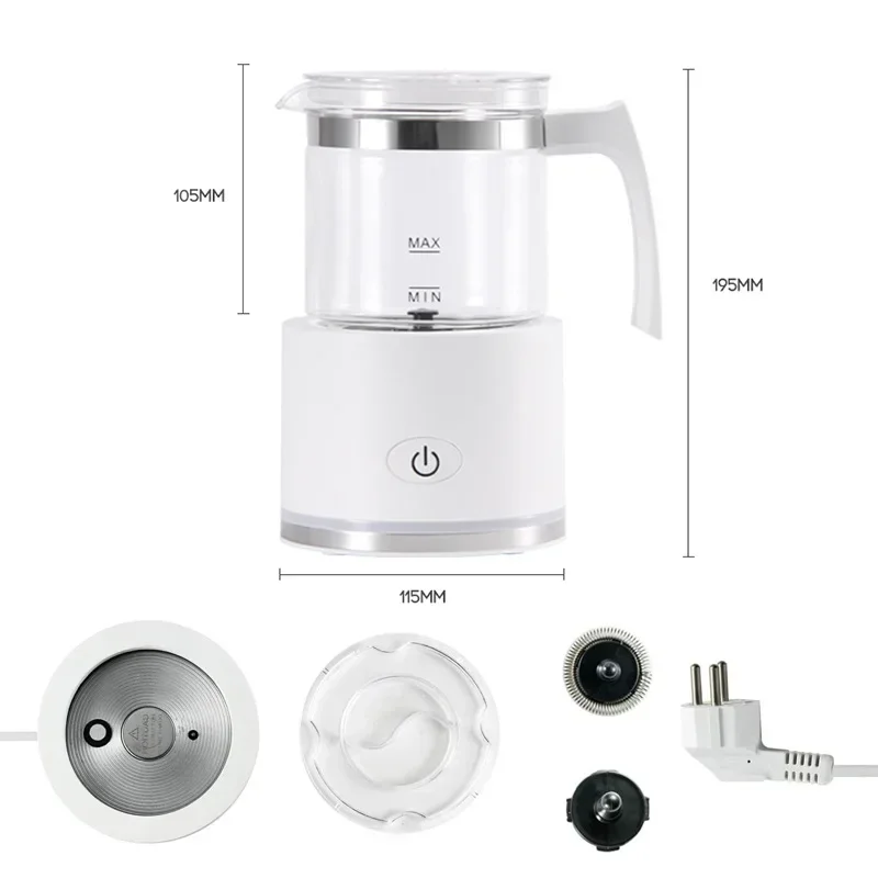 Electric Bubble Maker Automatic Milk Frother Foamer Mixer Heater Latte Cappuccino Hot Foam Warmer Fancy Coffee Machine 110V/220V