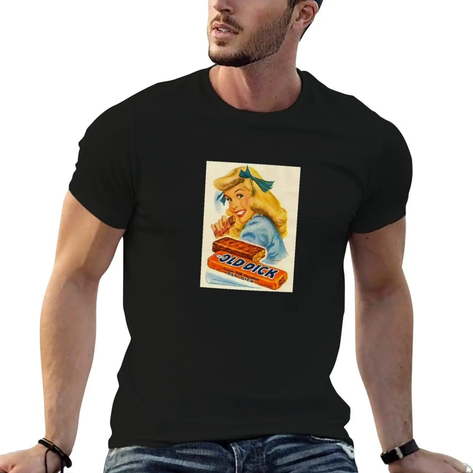 Old Dick - Vintage Candy Advertisment T-Shirt sublime croswit shirt man men t shirts