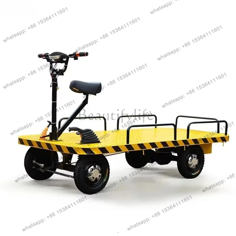 FG JX-29 Electric Four-wheel Flatbed Truck Pulling Cargo Truck