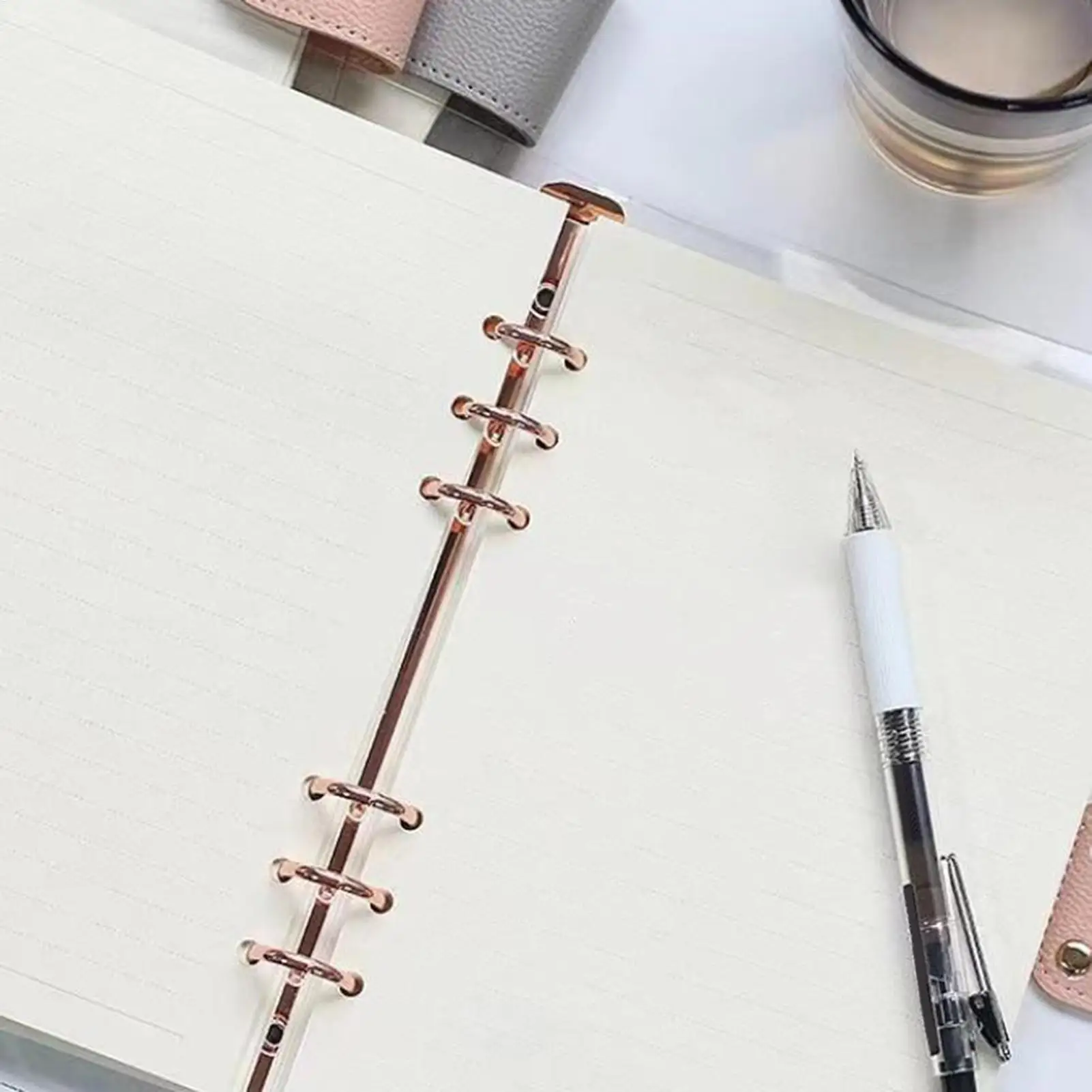 A6 Ring Binder Clear 6 Ring Binder Planner Planning Notebook For Task Health Travel Study Cleaning Reading Workout Home Mental