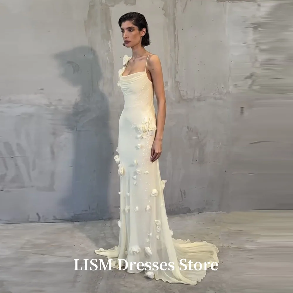 LIAM strapless zeemeermin bruiloft jurken applicaties lange elegante galajurken fotoshoot op maat gemaakte robe de soirée voor feest