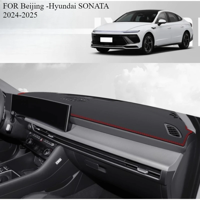 

Для Пекина-Hyundai SONATA 2024-2025 автомобильный коврик для приборной панели, коврик для приборной панели, солнцезащитный козырек, чехол для приборной панели, аксессуары для ковров