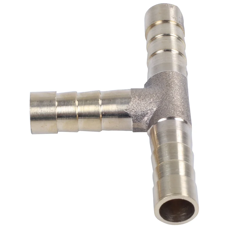 

B28C-4X 8Mm T Shape Air Gas Fuel Water Gasoline Hose Joiner Pipe Connector