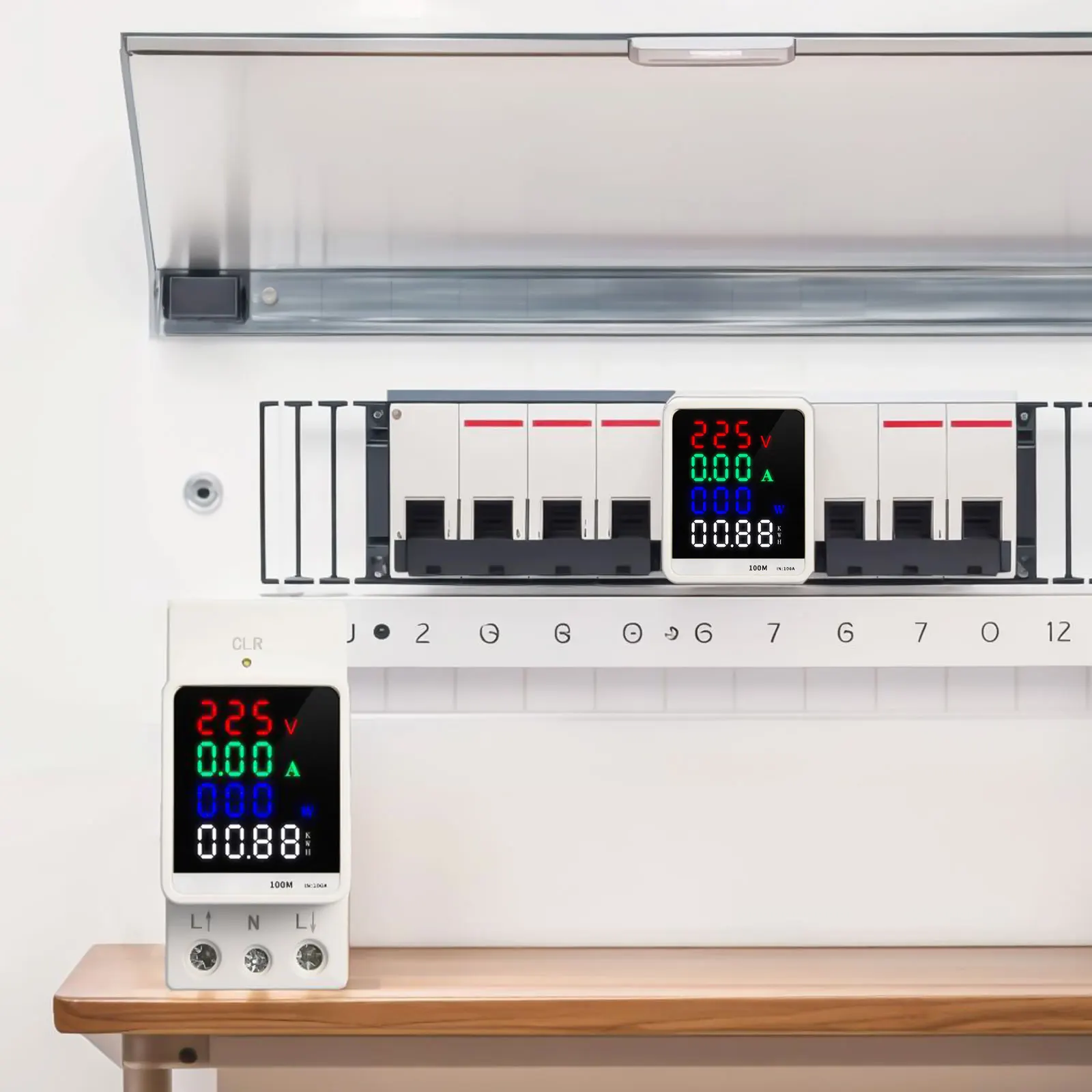 Usage Scenarios  Suitable for Houses  Rental Houses  Hotels  and More  AC80270V LCD Digital Electricity Meter 100A