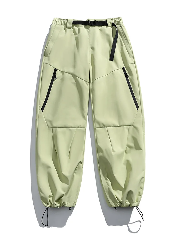 

Man Streetwear Thick Warm Loose Casual Sport Techwear Pants Track Trouser Men Winter Outdoor Quilted Skiing Climbing Cargo Pant