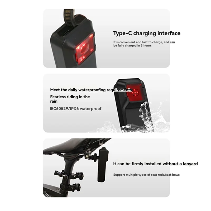 【strumenti-per-la-casa-】per-ciclismo-compatibile-con-il-ciclocomputer-radar-per-bicicletta-fanale-posteriore-lampada-di-rilevamento-del-freno-impermeabile-sensore-retrovisore-per-bici