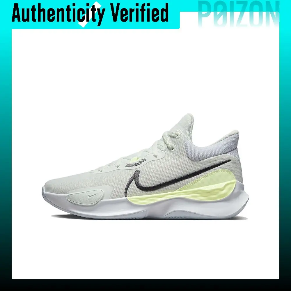 Nike Renew Elevate 3 Basketball Shoes Men's Low-top Light Green DD9304-300