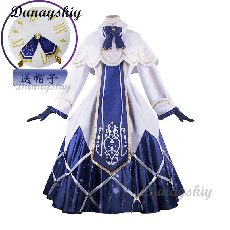 Anime Miiiku Cosplay Costume Cute Lolita Dress Uniform Halloween Carnival Party Carnival Performance Costume Complete Set Props