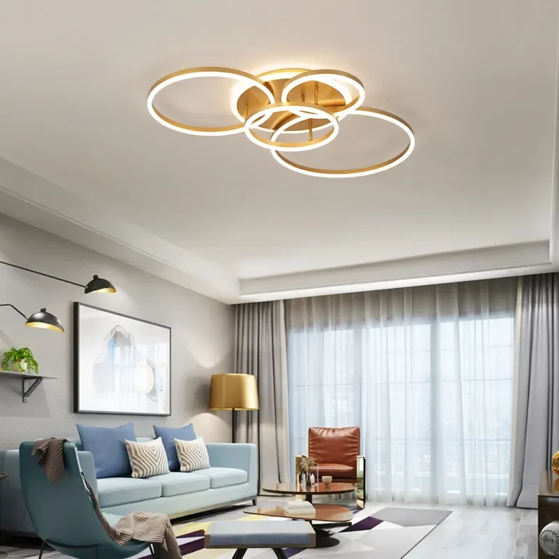 

Living Room Ceiling Lamp Modern Led Ceiling Chandeliers for Dining Room Bedroom Nordic Simple Home Decoration Led Ceiling Lights