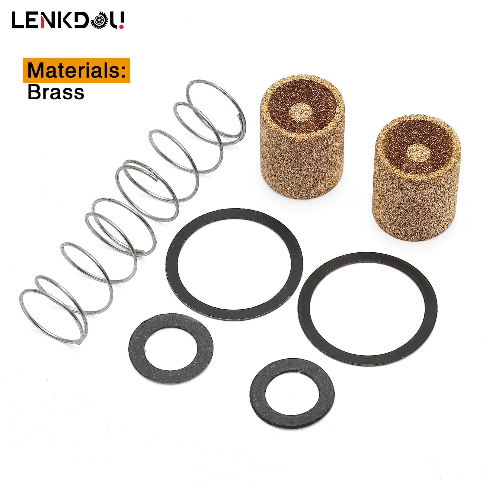 Carburetor Fuel Inlet Brass Bronze Filter Kit Springs & Seals Replaces OEM 162-500 For Holley 2300 4150 4160 & 4500 Series