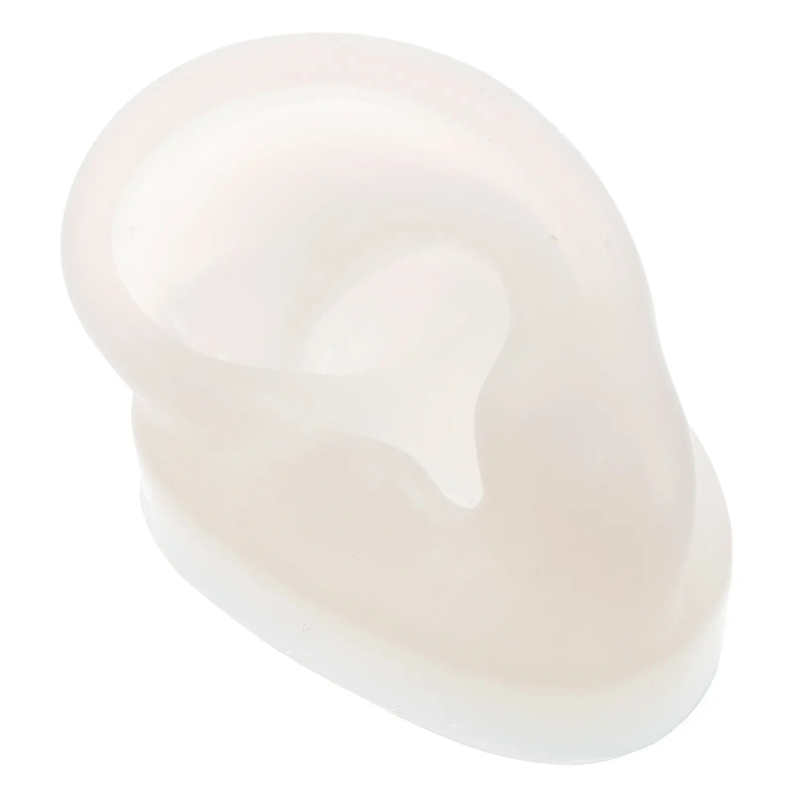 Lifelike Silicone Ear Piercing Simulation Prop Realistic Human for Nurse Doctor Training Earring Showing