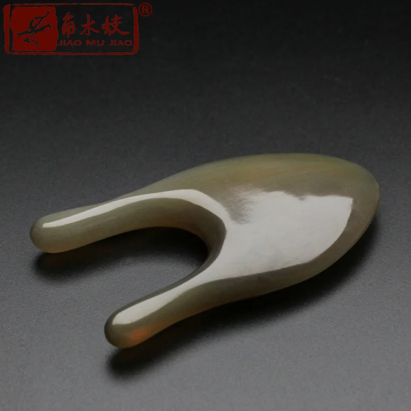 548 massager for and eye massage, white ox slingshot fork, yak horn beauty stick