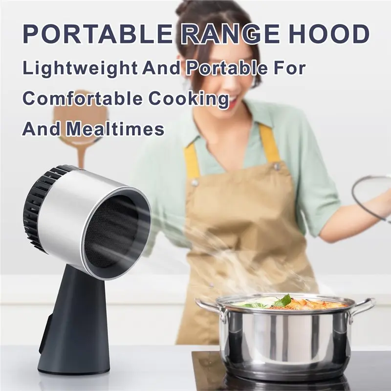 A97T Compact Kitchen Extractor With Tabletop Design-Multi-Layer Filtration, 3-Speed Fan Control, And Easy To Clean Feature B US