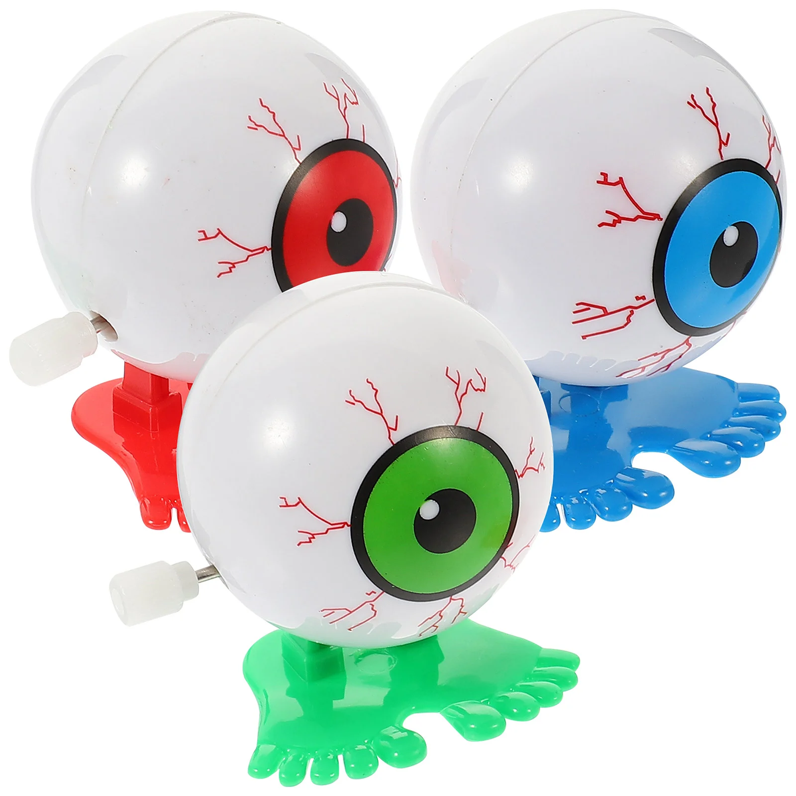 3 pçs relógio olhos adorável crianças brinquedo brinquedo resistente ao desgaste wind-up menina criança