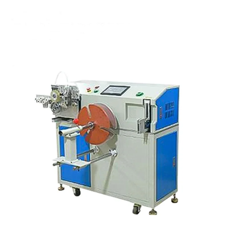 Cabinet Servo Automatic Precision Measuring Winding Taping Laying Machine Cables Coaxial Fiber Optic Cables Shielding