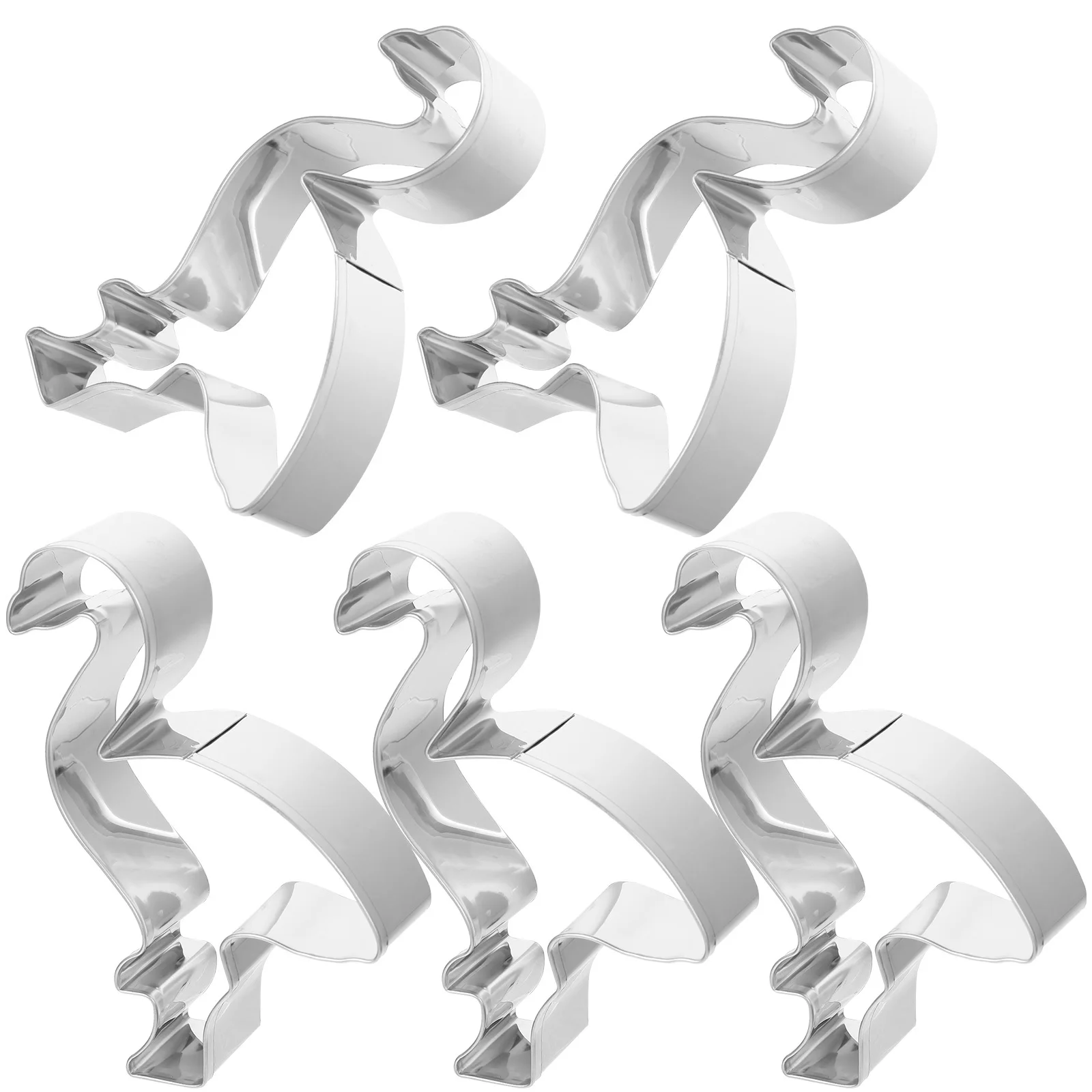 

5Pcs Stainless Steel Cookie Cutter Unique Alpaca Shape DIY Biscuit Mould Baking Tool for Cake Pancake Fruit Cutter