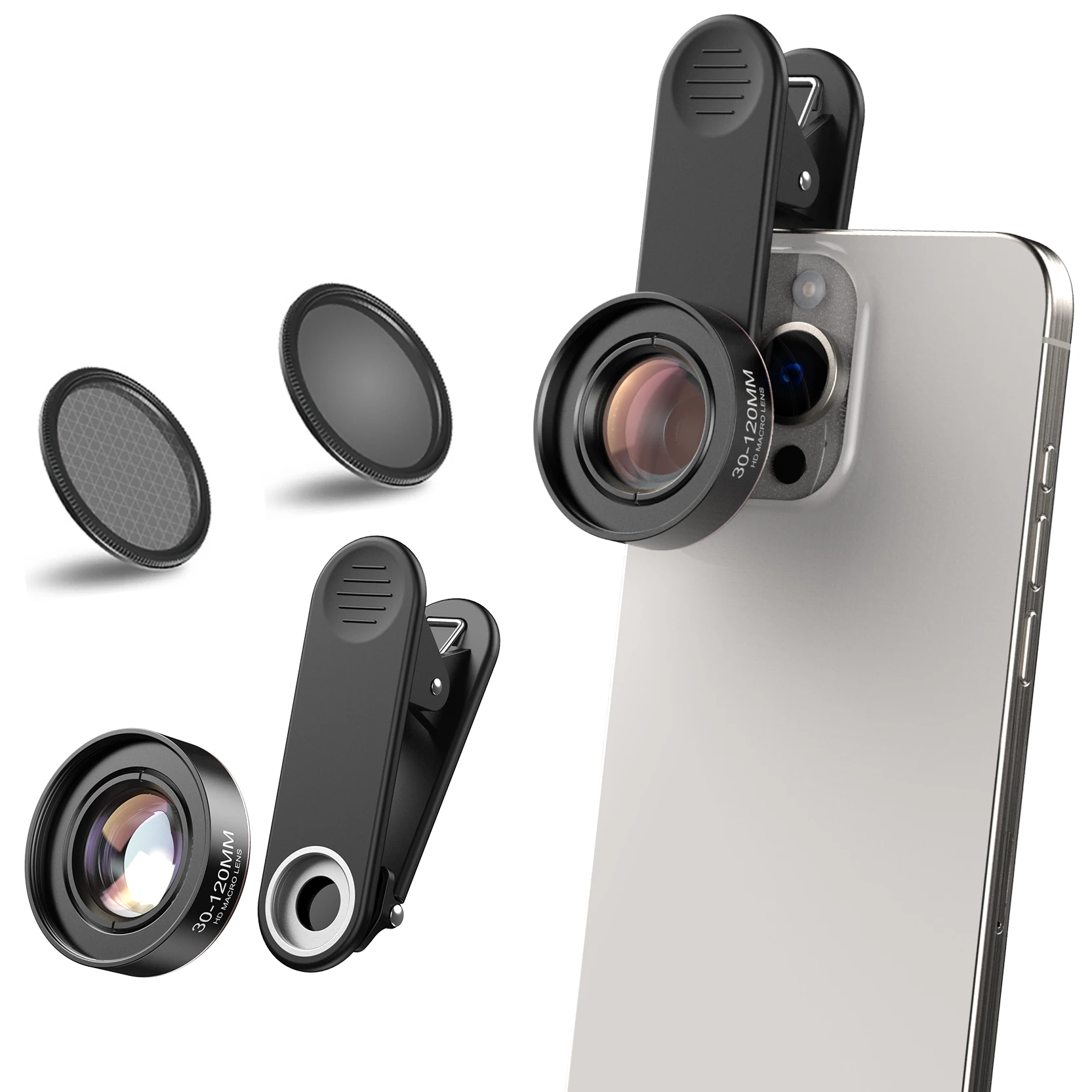 

Новый модернизированный макрообъектив 4K HD 30-120 мм Ultra Camera Phone Lens CPL Star Filters для iPhone xs Max Samsung s10 Все смартфоны