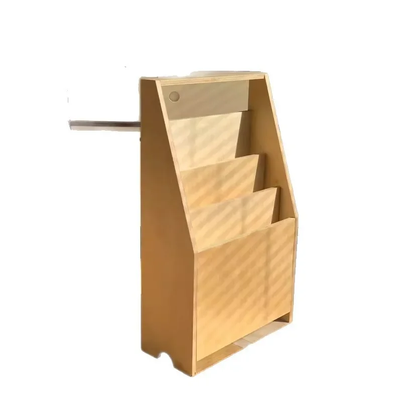 

Medieval magazine rack retro coffee shop small bookshelf Internet celebrity storage rack