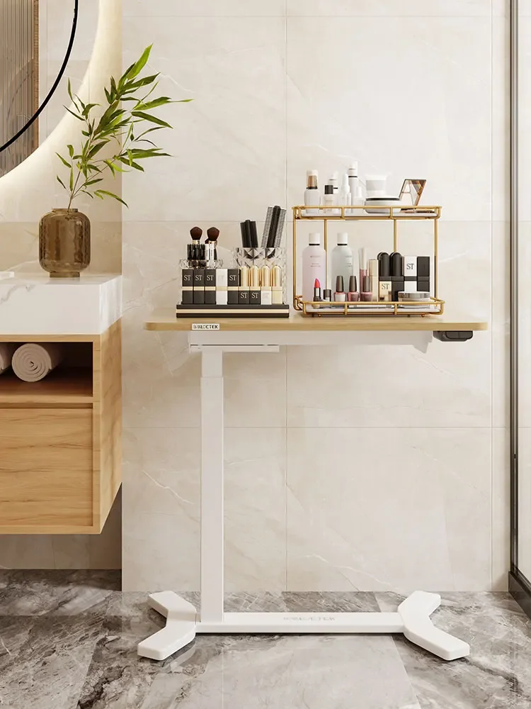 Smart Electric Lifting Table Home Computer Desk Bedroom Movable Bedside Table Simple Lazy Table T05