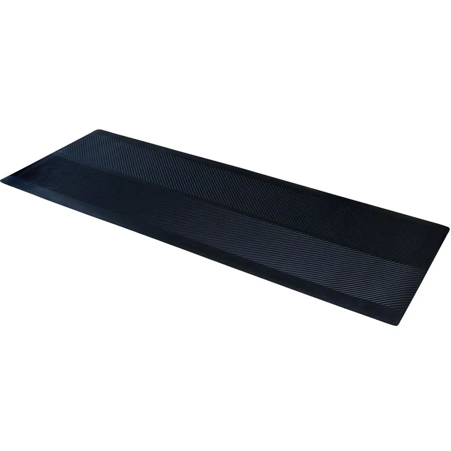

Indoor Outdoor Rubber Runner Mat, Door Mat For Floor Protection, 27 X 10, Black 9A11027C10