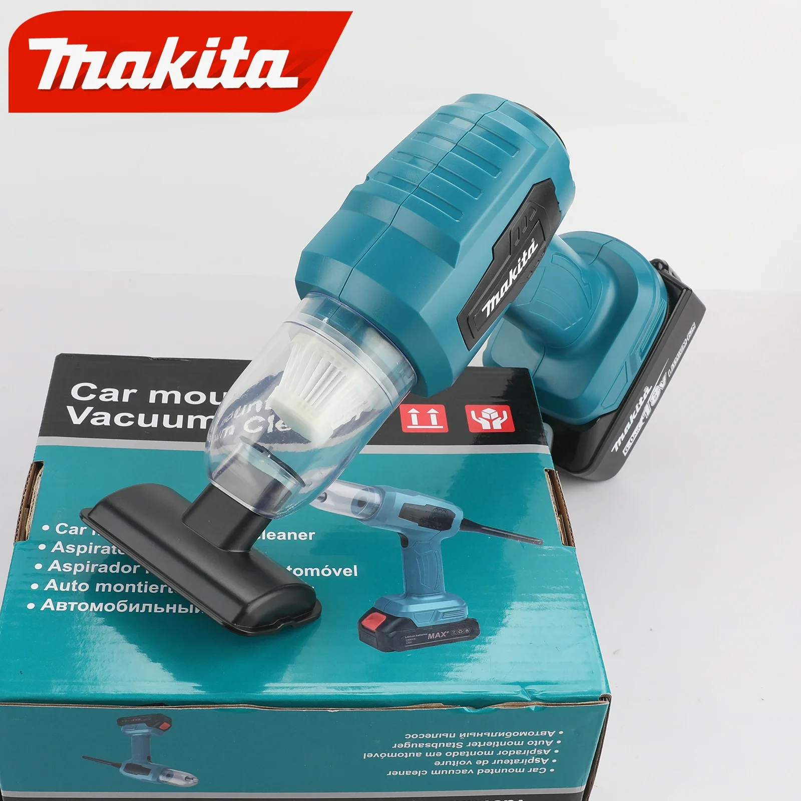 Makita M213 200W High Suction Vacuum Cleaner Compatible With Makita 18V Lithium Battery Car Workshop Dust Clearing Hand tools - view 3
