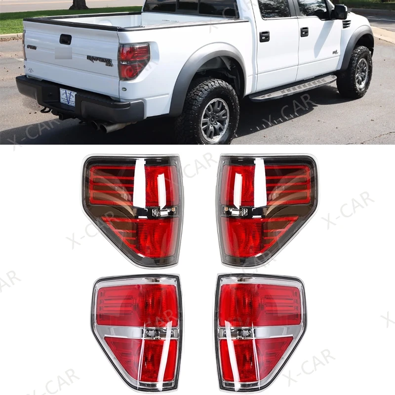 For Ford F150 F-150 SVT Raptor Pickup 2009-2014 Rear Bumper Tail Light Brake Lamp No Bulb BL3Z13405B BL3Z13404B