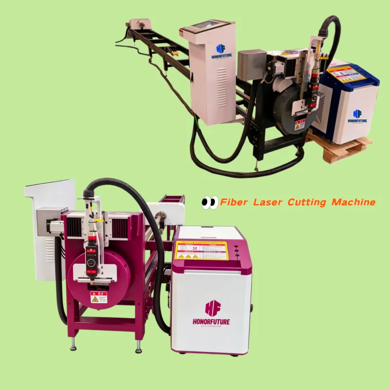 High Quality Cutter Guardrails Simplified Version Fiber Laser Cutting Machine Pipe Square Tube CNC 1.5kw 2kw 3kw Tools