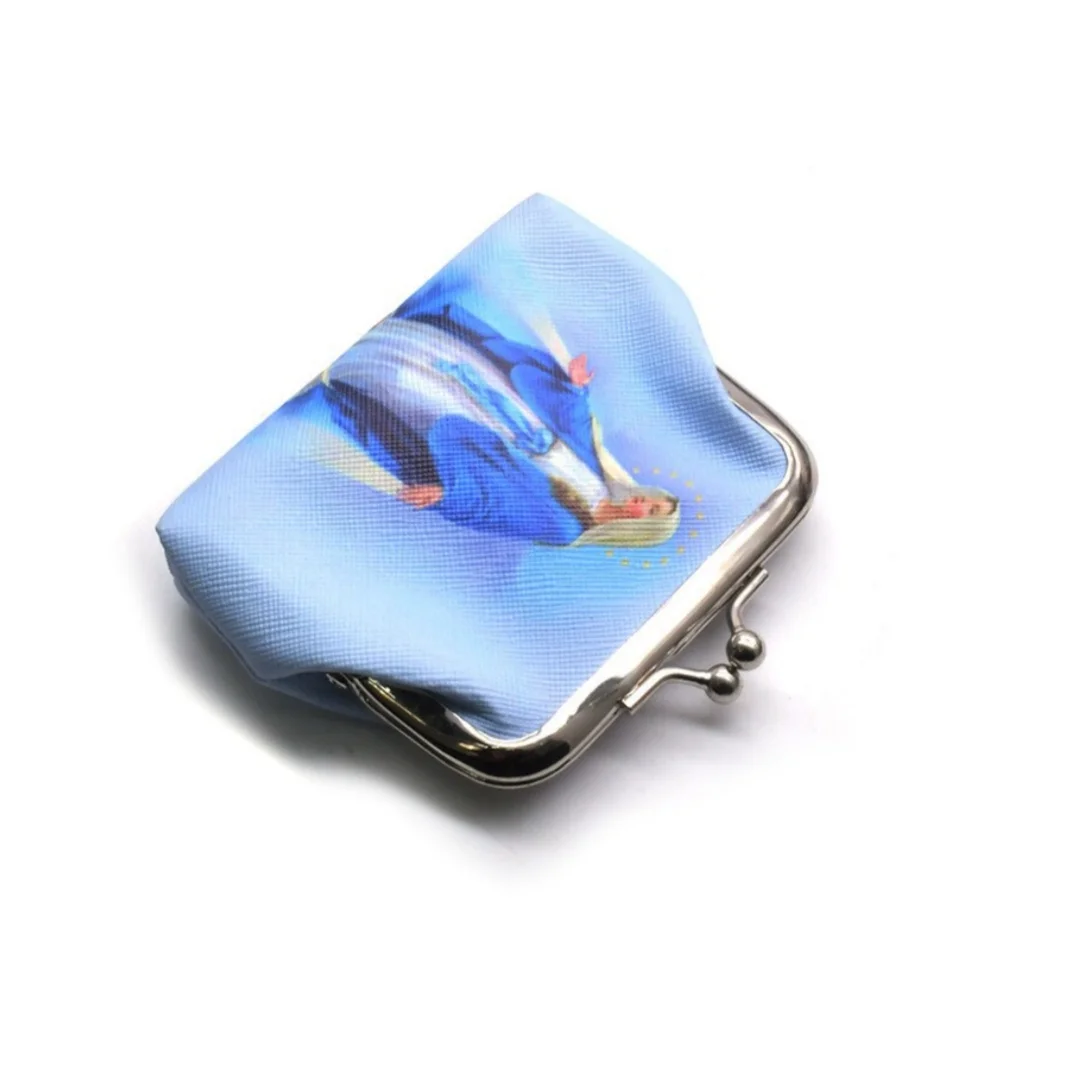 Storage Bag Metal Clasp Metal Clasp Pouch Christian Accessories Bag Printed Coin Purse For Prayer Beads Storage Daily Carry