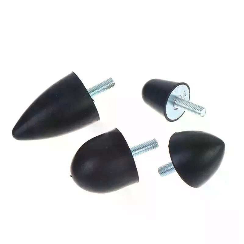 Conical Rubber Anti-Collision Buffer Pad VP Type 2pcs Shock Absorber Wear Proof for Warehouse Logistics Equipment Parts