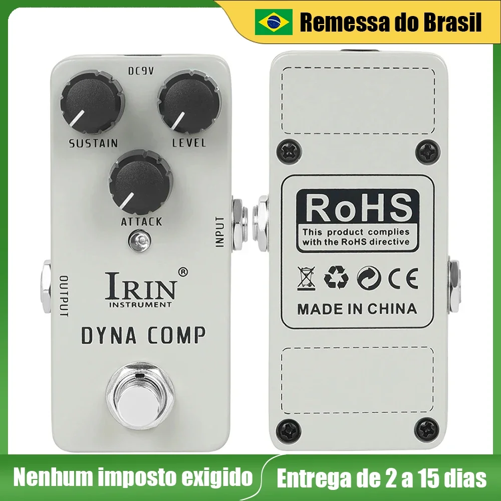 

IRIN RS-12 Dyna Comp Guitar Effect Pedal Compressed Effects Pedal Retro Ross Line True Bypass Guitar Parts & Accessories