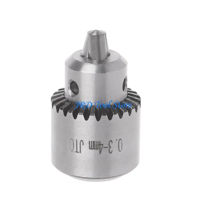 A2UD 4x Micro Motor Drill Chuck Clamp 0.3-4mm With for Key 3.17mm Shaft Connecting Ro