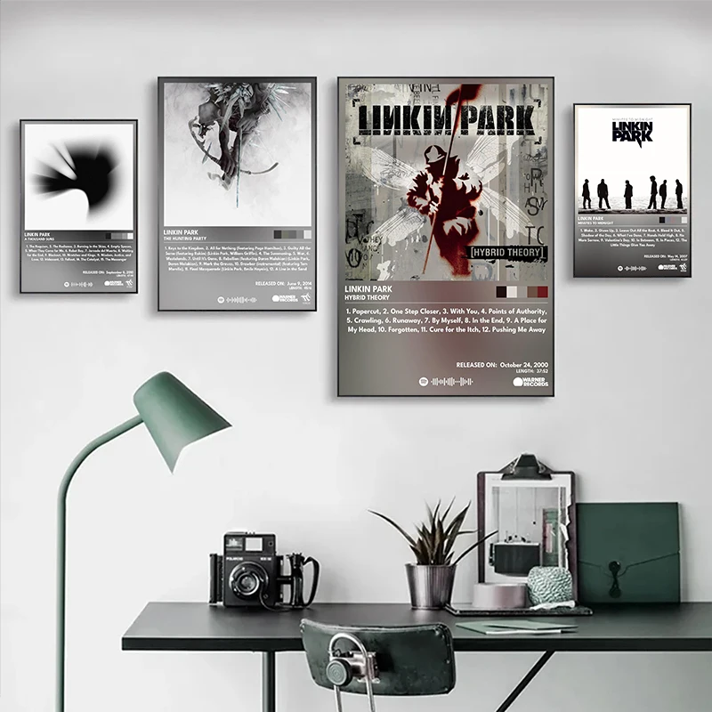 Rock Band L-Linkin Park Album Prints Cover Poster Canvas Painting Wall Art Picture Music Enthusiast Gift Living Room Home  Decor