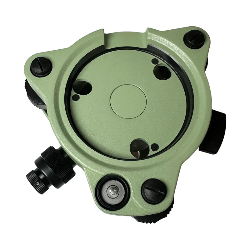 Three-Jaw Green Tribrach Adapter With Optical Plummet For Top-con Total Station Surveying Instruments GPS