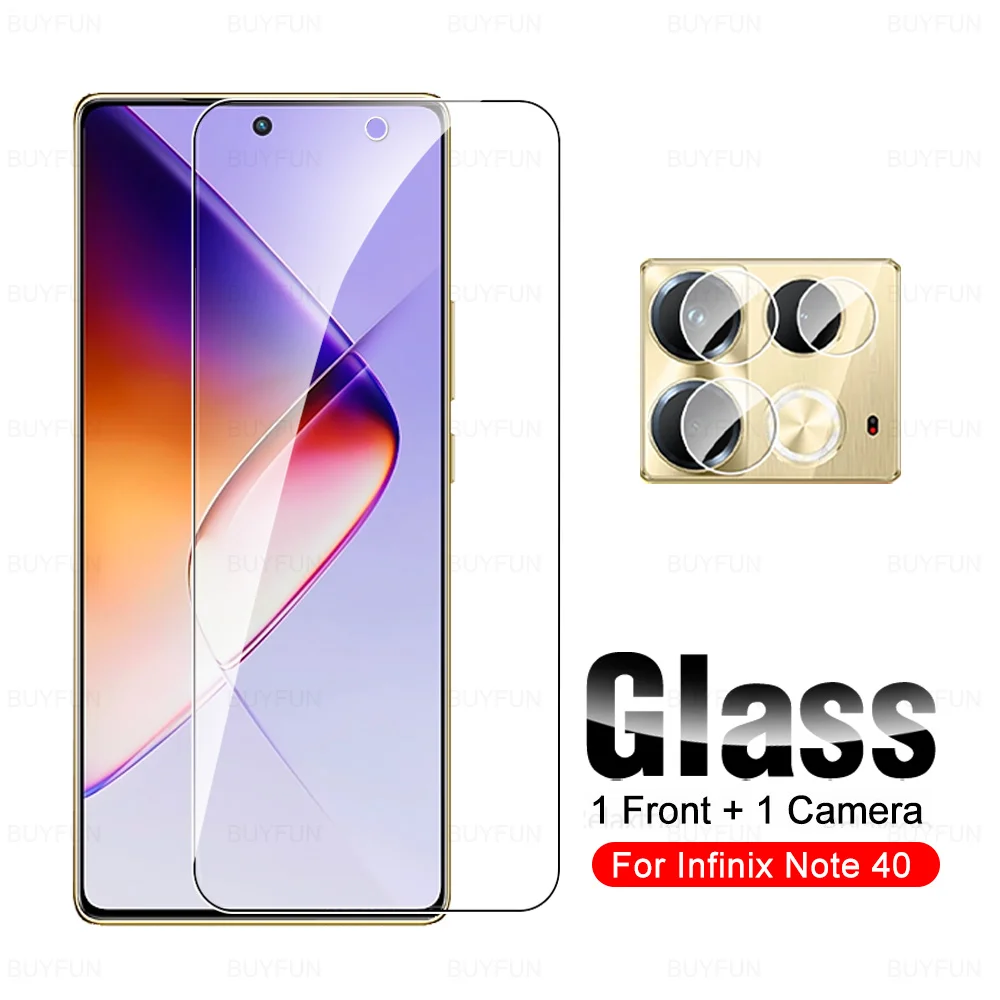 Camera Tempered Glass For Infinix Note 40 Protective Glass InfinixNote40 Infinx Note40 40Note 4G 2024 6.78inch Screen Protector