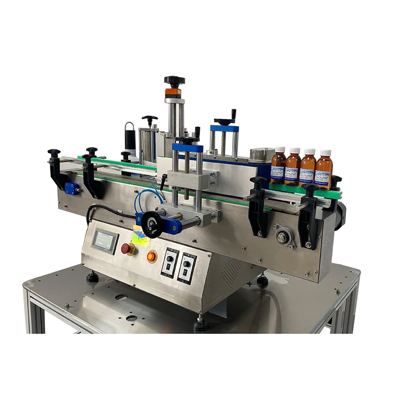 Factory Selling Automatic Desktop Round Bottles Label Applicator Jars Tabletop Labeler