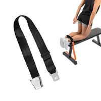Correa nórdica para rizos de isquiotibiales con hebilla de liberación rápida, correa ajustable para piernas, rizos nórdicos, extensiones de piernas, entrenamiento de gimnasio en casa
