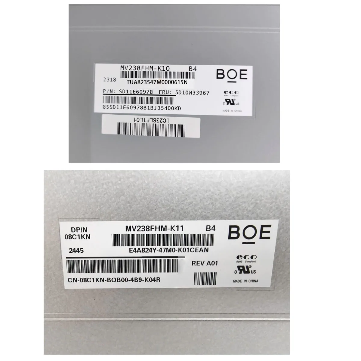 شاشة لمس أصلية مقاس 23.8 بوصة MV238FHM K10 MV238FHM K11 مجموعة شاشة Lcd لشاشة HP ASUS Lenovo Dell الكل في واحد