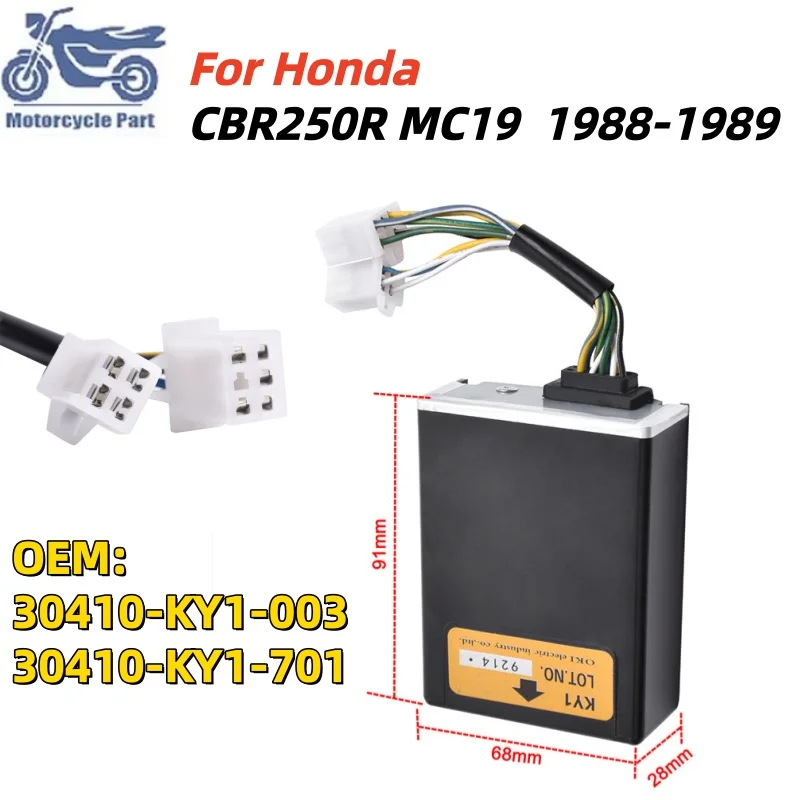 Motorrad Intelligente Digitale Zündung CDI Zünder Für HONDA CBR250 CBR250R MC19 1988-1989 30410-KY1-003 / 30410-KY1-701 – Detail 5
